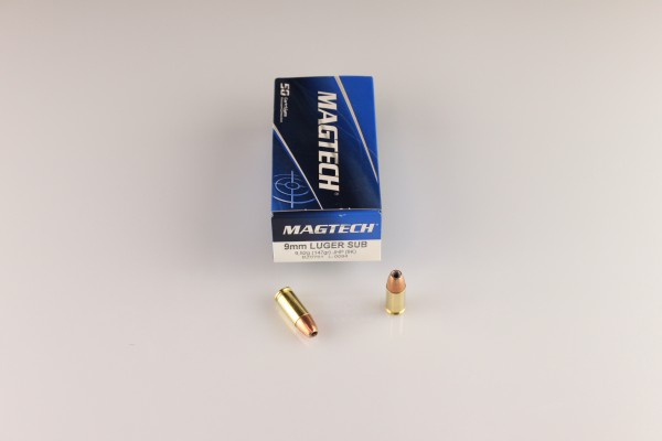 Magtech 9mm SUB JHP 147 GRS #9K